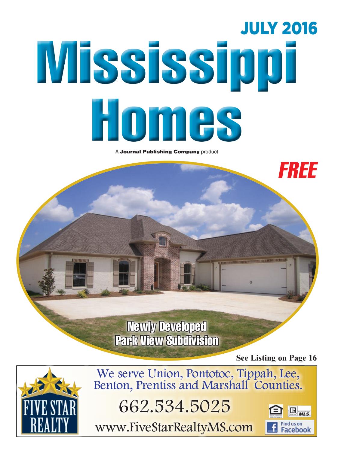 Mississippi Homes July 2016 By Journal Inc Issuu