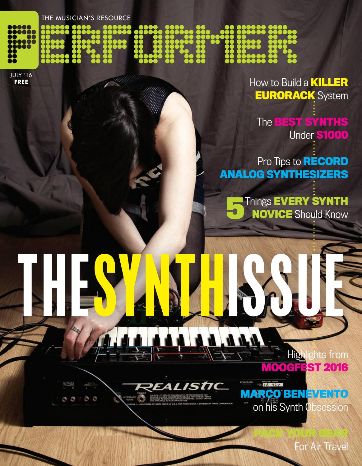 Performer Magazine July 2016 by Performer Magazine Issuu