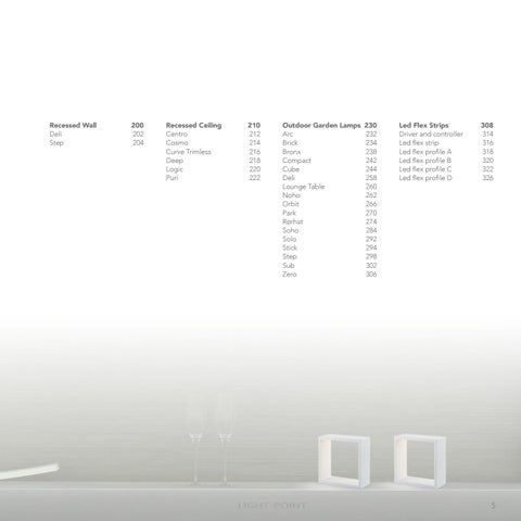 LIGHT-POINT 灯饰目录 · 2016 hovedkatalog single high 第 5 页