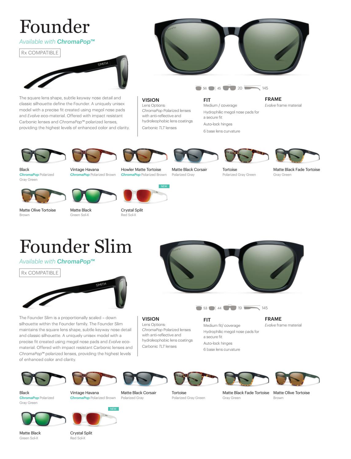Smith Optics Founder Slim Matte Black//Green Sol-x Mirror Sunglasses