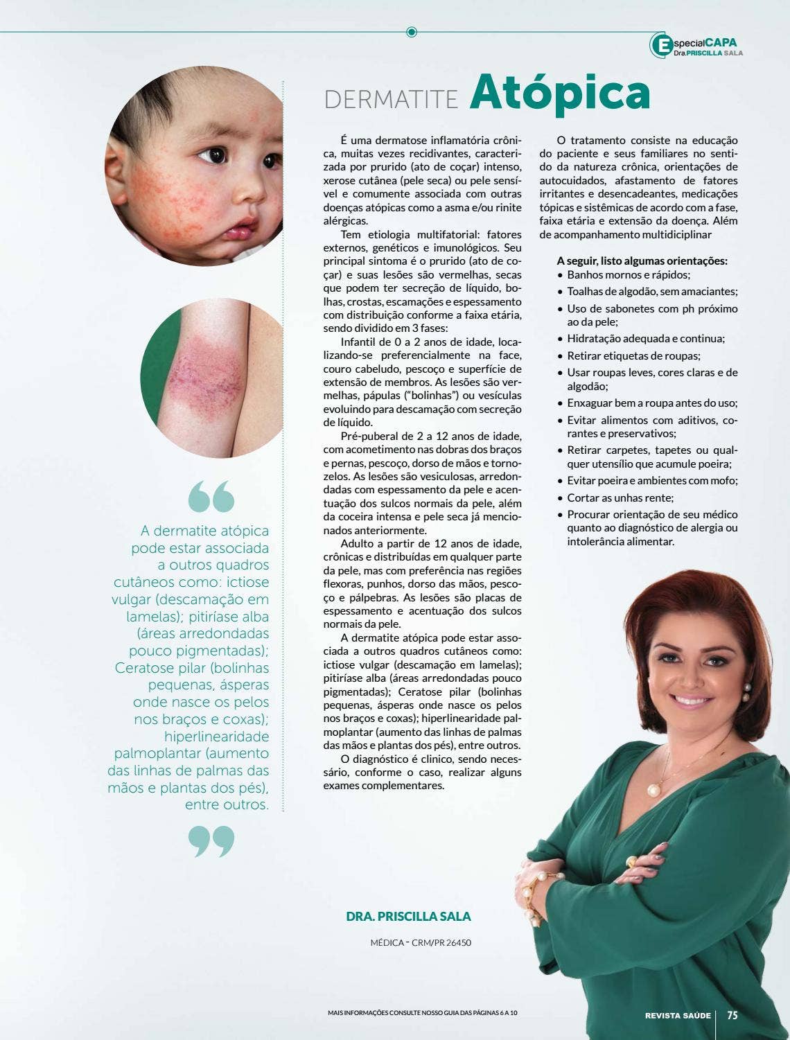 Grátis: Tipos de Dermatite de Contato - Material Claro e Objetivo em PDF  para Estudo Rápido, image size:1140x1501