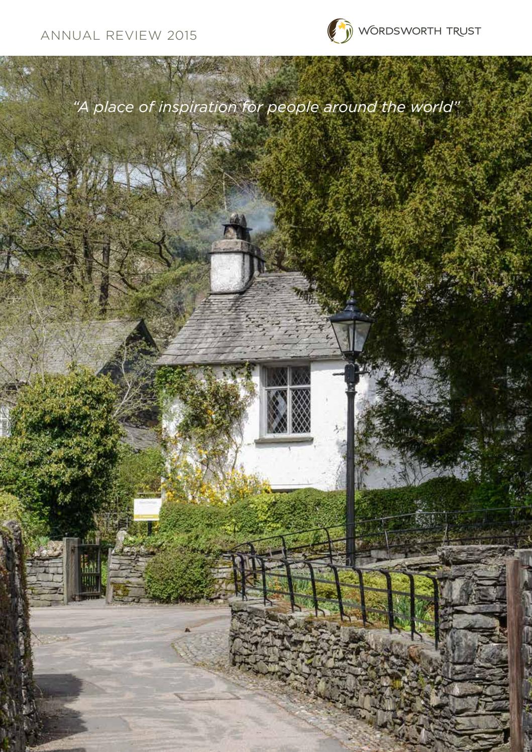 The Wordsworth Trust Annual Review 2015 By Wordsworth Trust Issuu