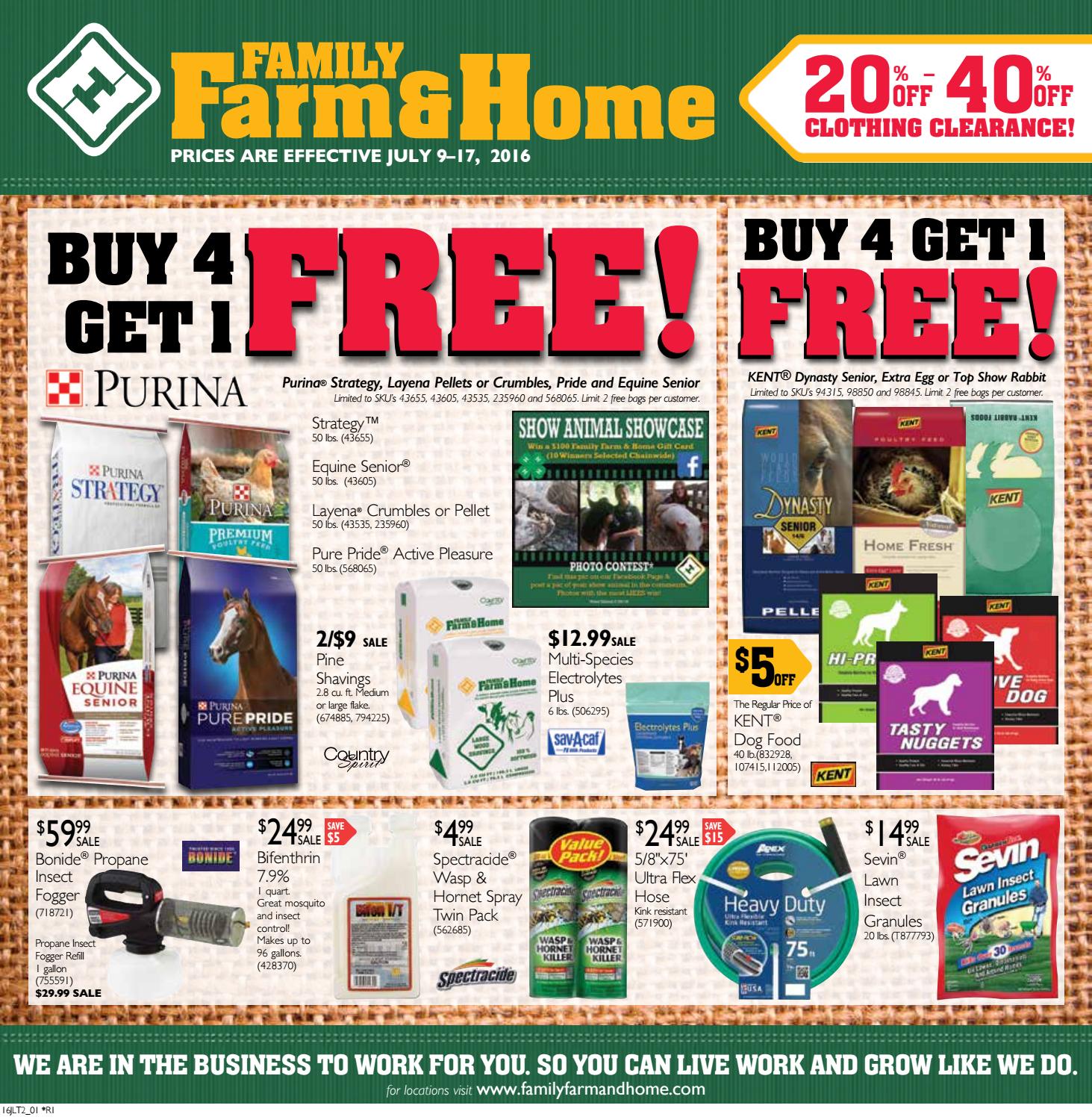 Archived, Inactive Ad Family Farm & Home JLT2 Ad (Effective July 917