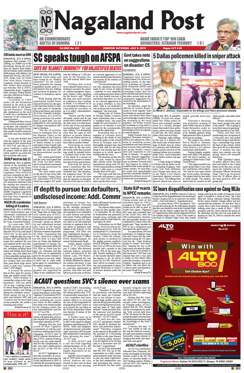 July 9, 2016 by Nagaland Post Issuu