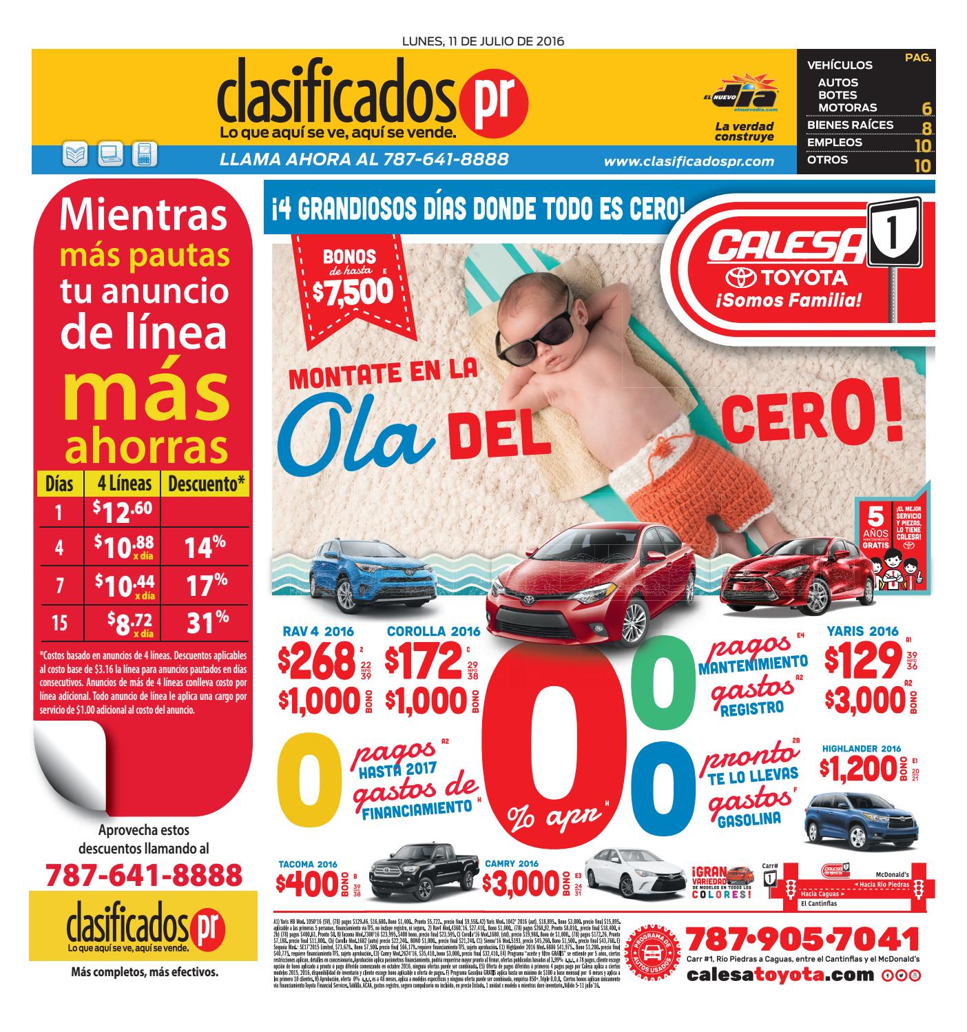 ClasificadosPR 07 11 2016 by Issuu