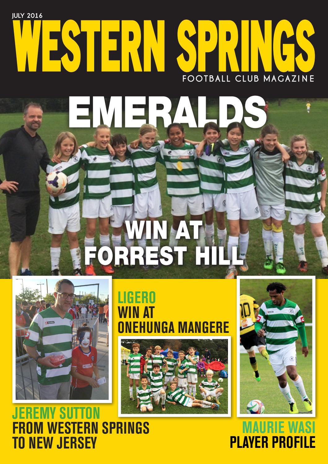 Western Springs Football Magazine July 2016 by Minimax Design Issuu