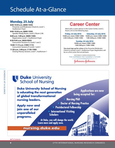 27th 国际 Nursing Research Congress 第 8 页