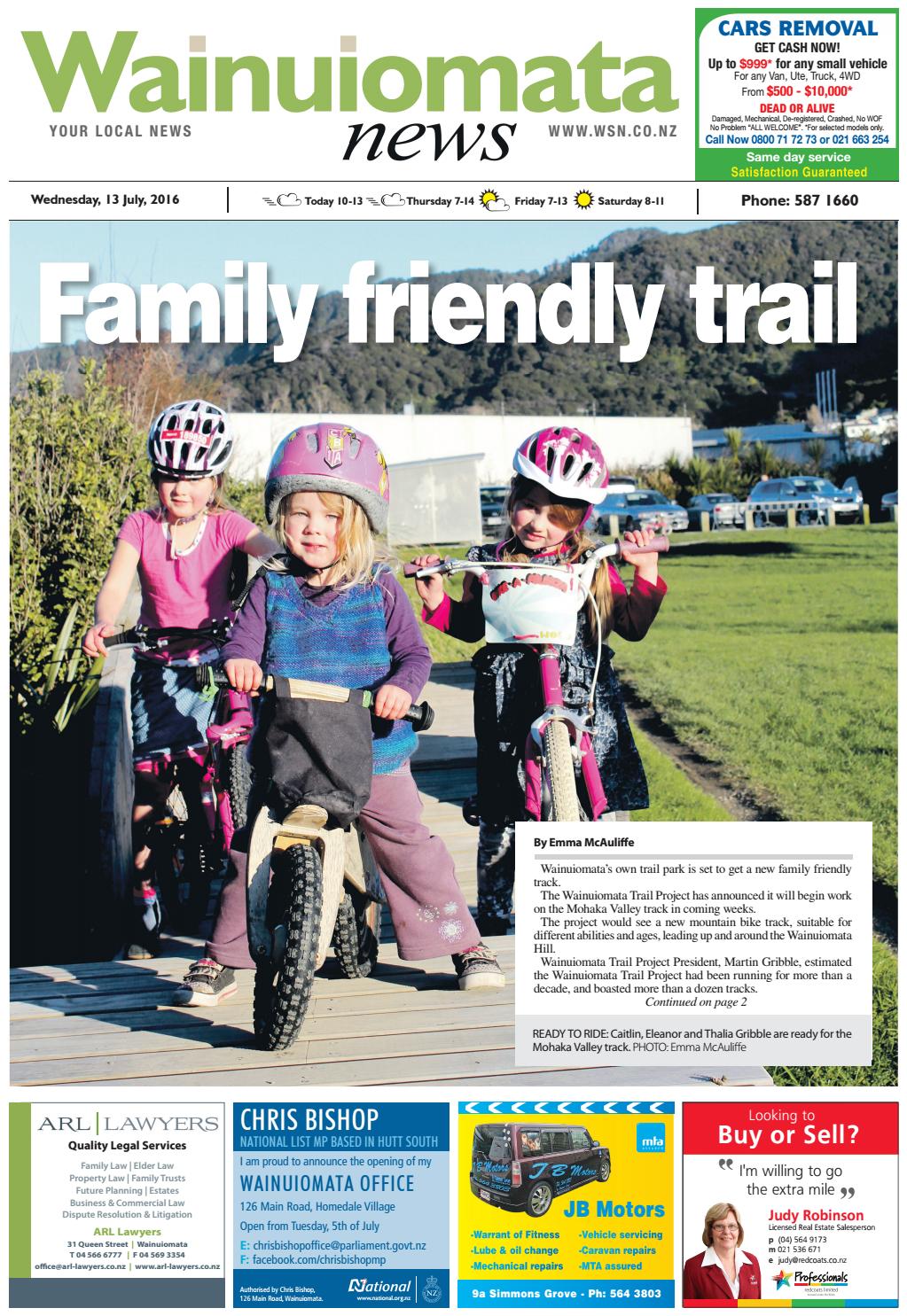 Wainuiomata News 130716 by Local Newspapers Issuu