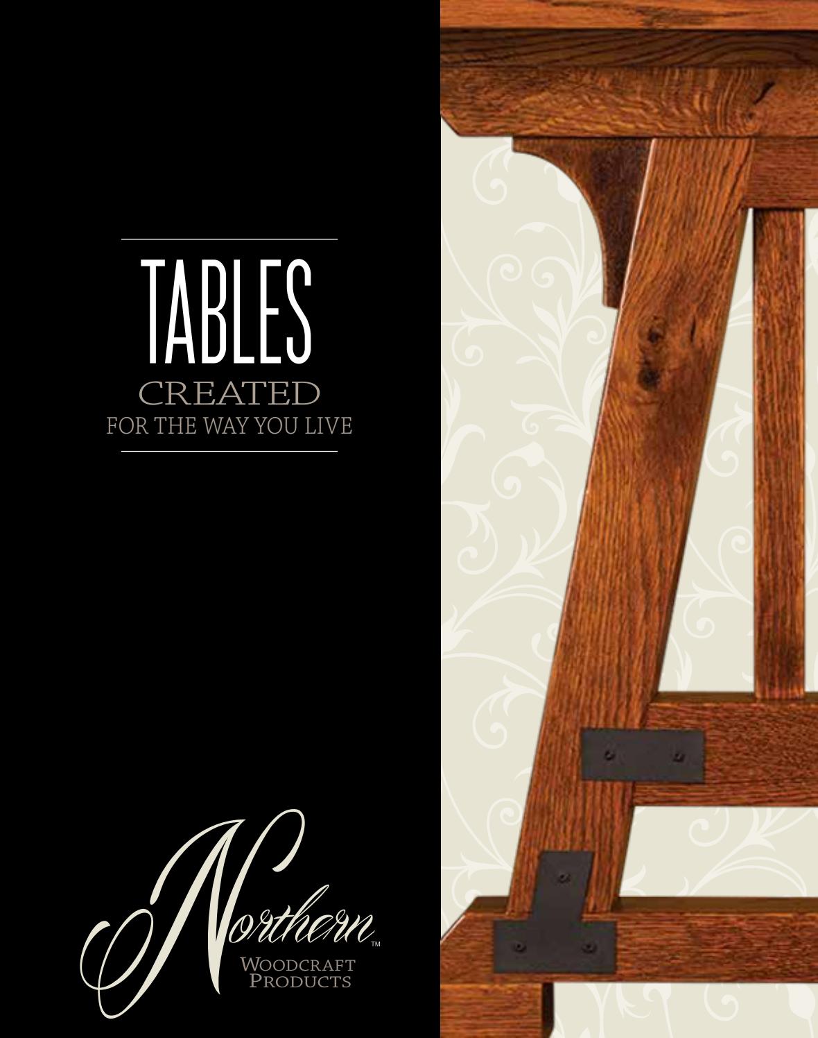 2016 Northern Wood Products Catalog / Dining Tables / E & G Amsih