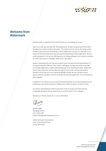 Watermark Interim Survey Report 第 3 页