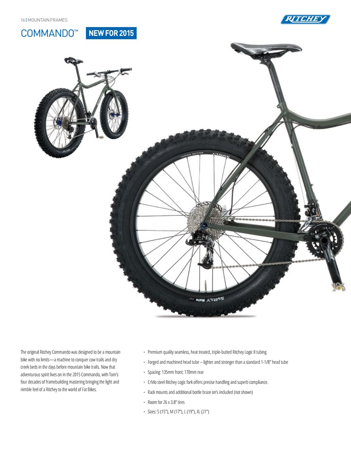 Ritchey commando fat online bike