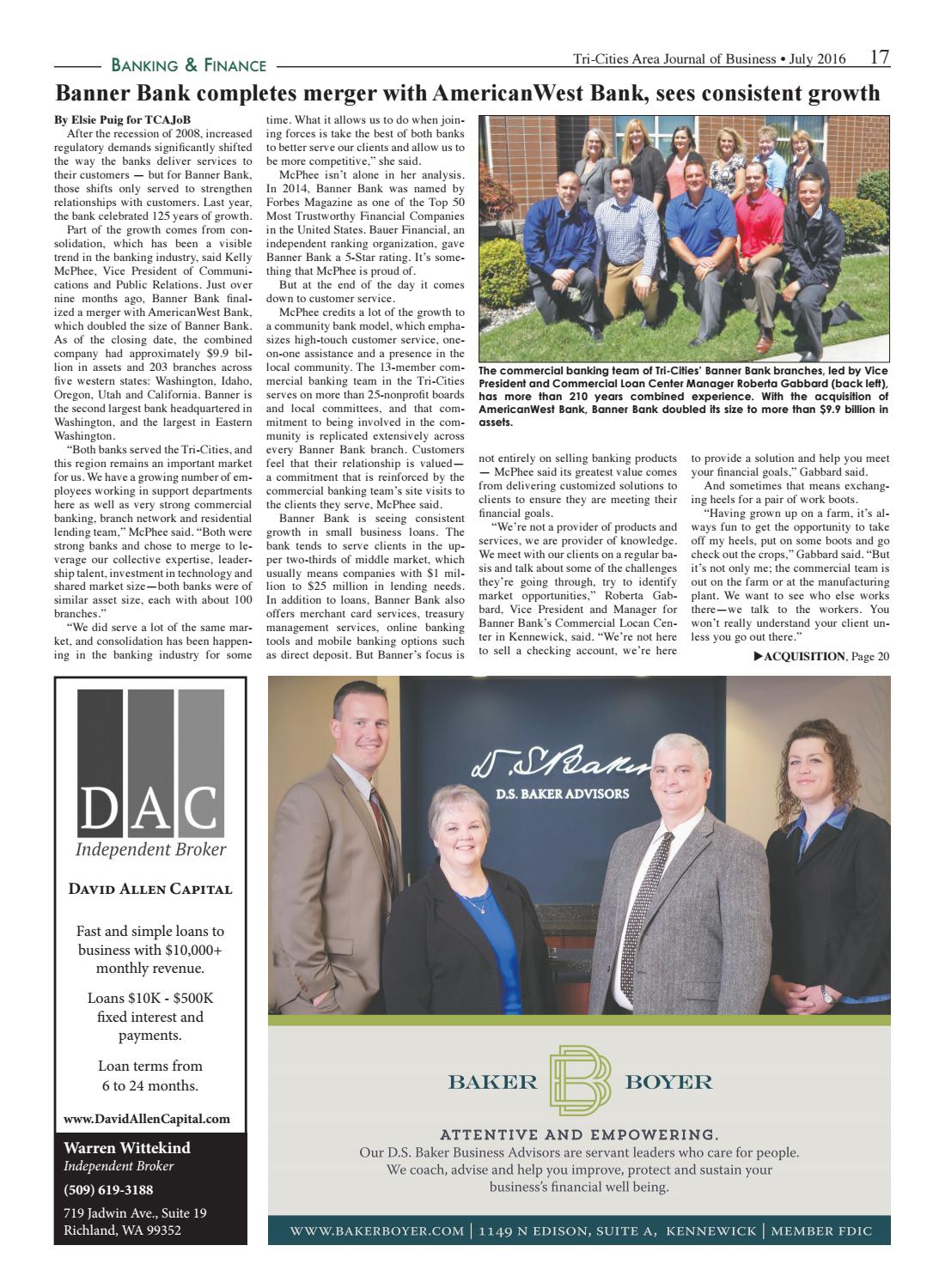 Tri Cities Area Journal Of Business July 2016 By Tri Cities Area
