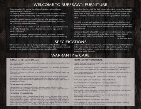 E & G Amish Furniture 2016 Ruffsawn 桌 目录 / Tables / 第 2 页