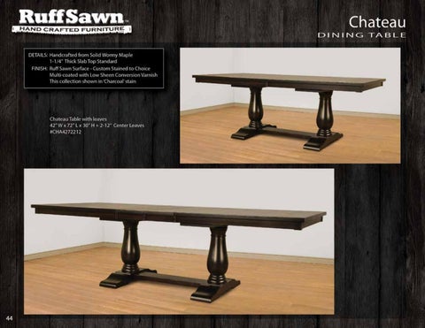E & G Amish Furniture 2016 Ruffsawn 桌 目录 / Tables / 第 8 页