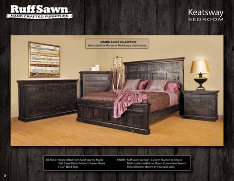E & G Amish Furniture 2016 Ruffsawn 卧室 家具目录 / Bedrooms / 第 10 页