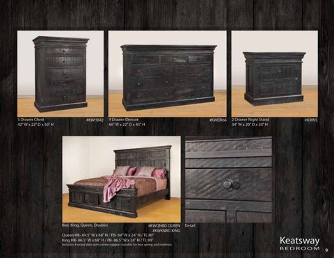 E & G Amish Furniture 2016 Ruffsawn 卧室 家具目录 / Bedrooms / 第 11 页