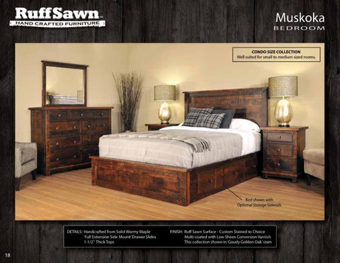 E & G Amish Furniture 2016 Ruffsawn 卧室 家具目录 / Bedrooms / 第 20 页
