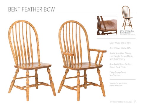 E & G Amish Furniture 2016 RH Yoder 家具目录 / Chairs / 第 17 页