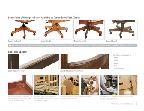 E & G Amish Furniture 2016 RH Yoder 家具目录 / Chairs / 第 3 页