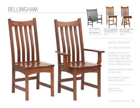 E & G Amish Furniture 2016 RH Yoder 家具目录 / Chairs / 第 9 页