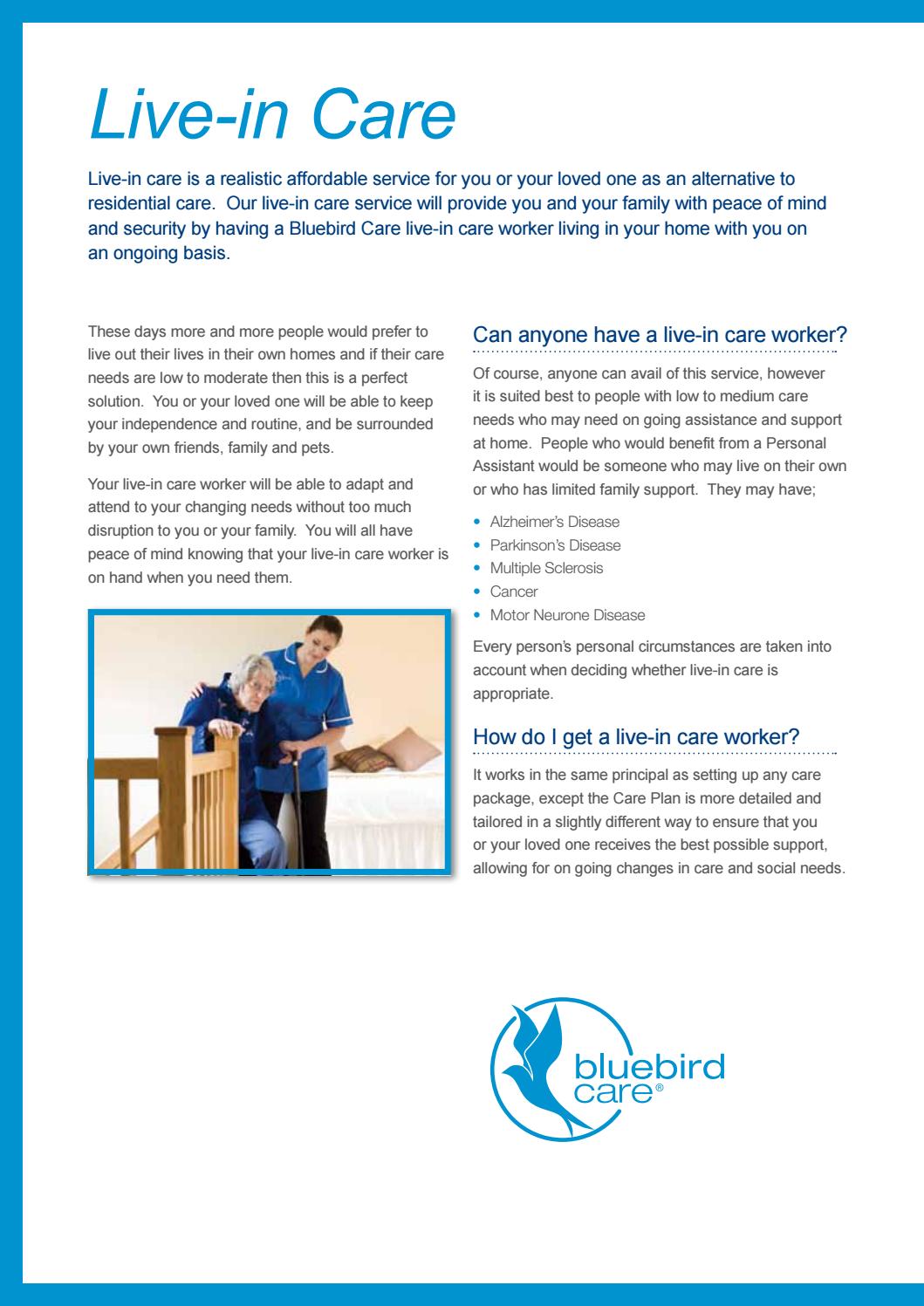 Bluebird Care Brochure by Bluebird Care Issuu