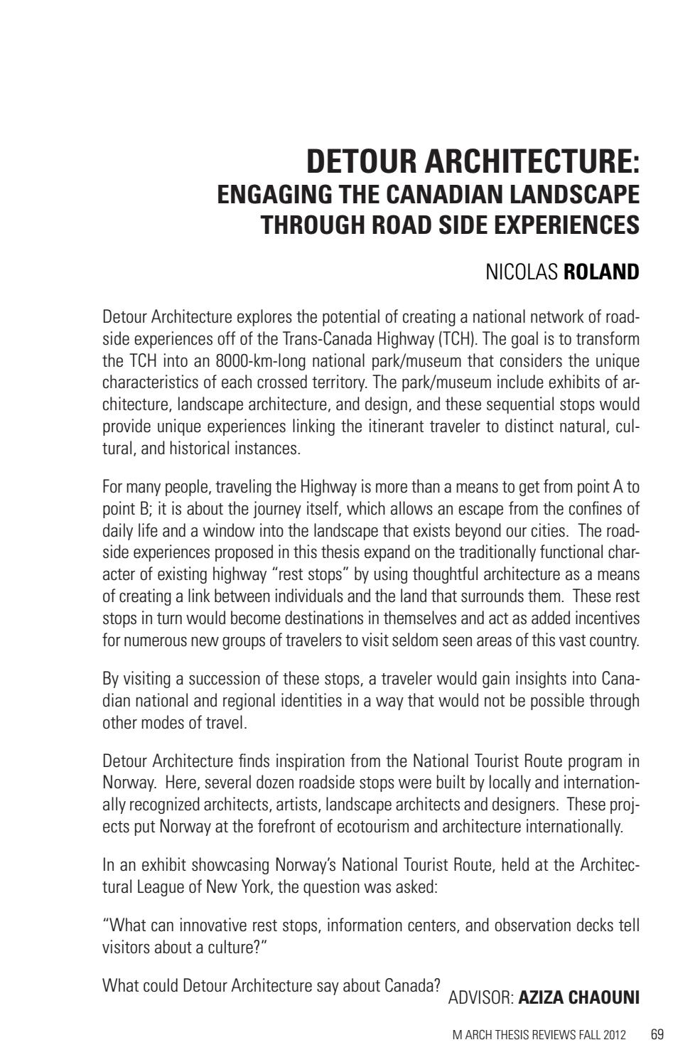 Daniels thesis reviews