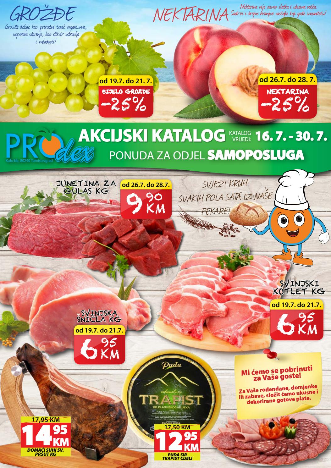 Prodex tg katalog samoposluga od 16 30 07 2016 by Bakmaz, Boso, NTL Issuu