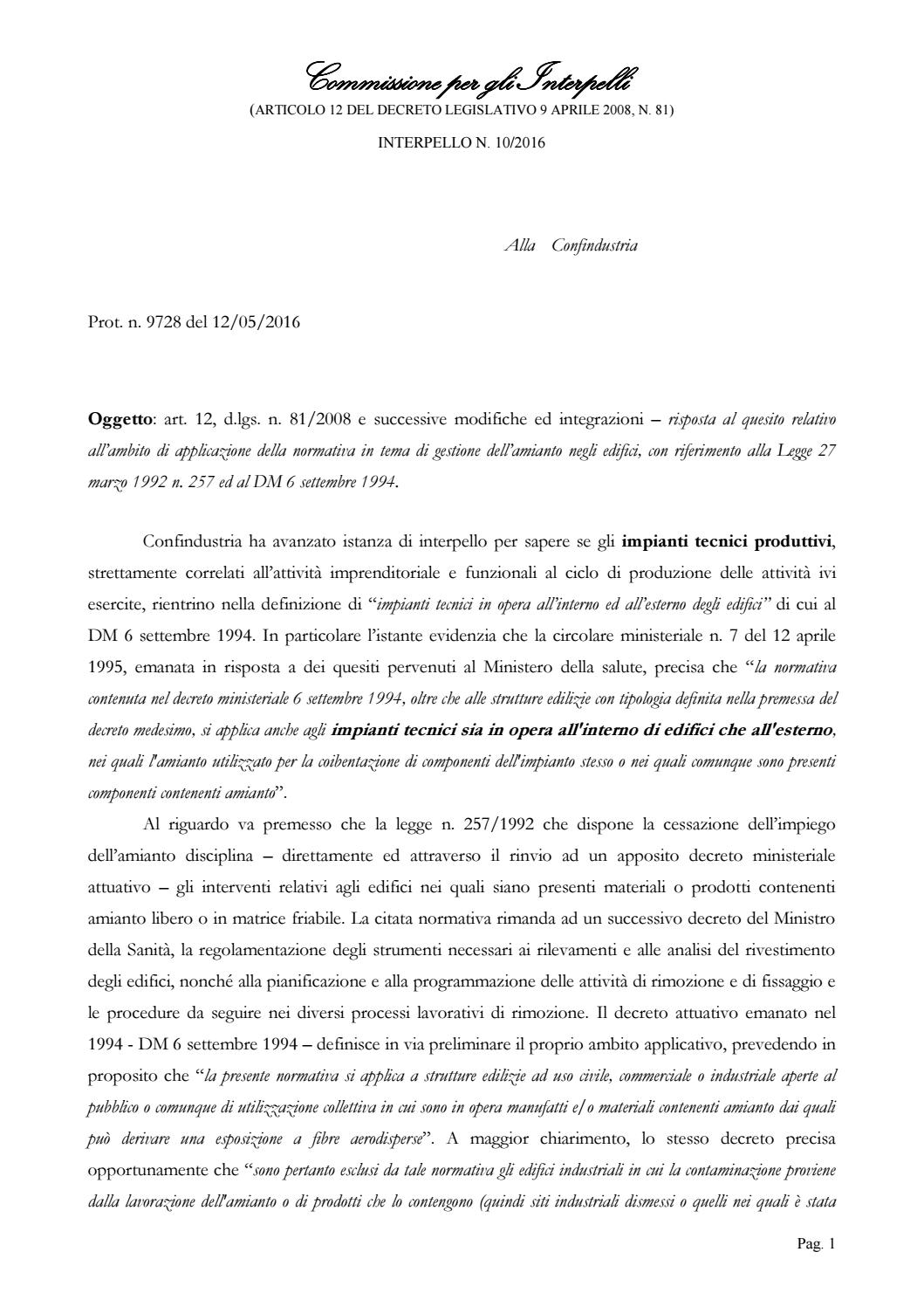 Decreto ministeriale 6 settembre 1994 pdf995