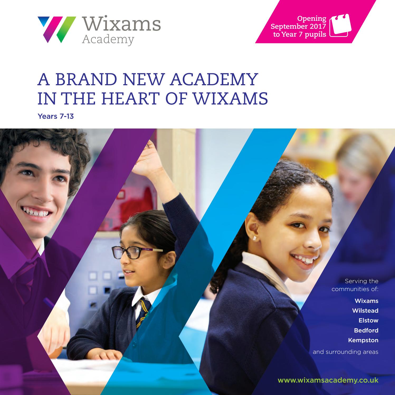 Wixams Academy Prospectus by The Bedford College Group Issuu