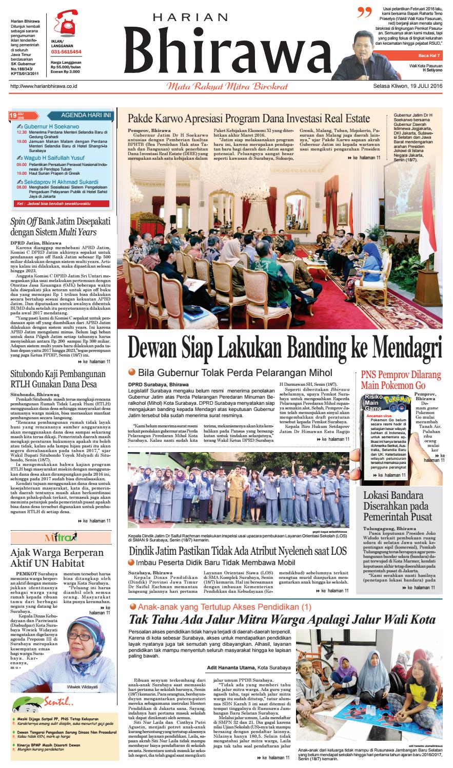 Binder19jul16 By Harian Bhirawa Issuu<script async src=