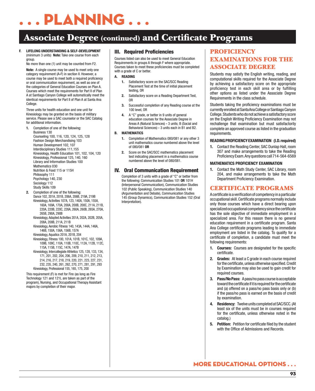 Santa ana college fall 2016 schedule of classes by santa ana college