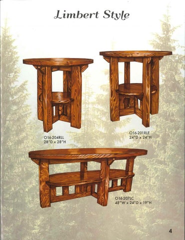 E & G Amish Furniture 2016 Ahery Woodworking 家具目录 / Occasionals / 第 6 页