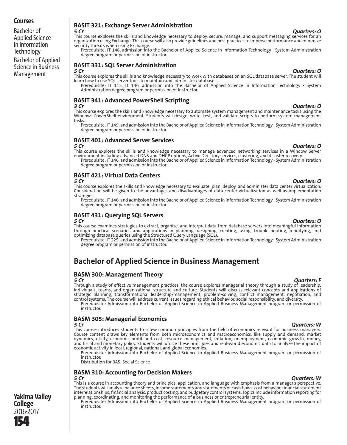 20162017 YVC Course Catalog by Yakima Valley College Issuu