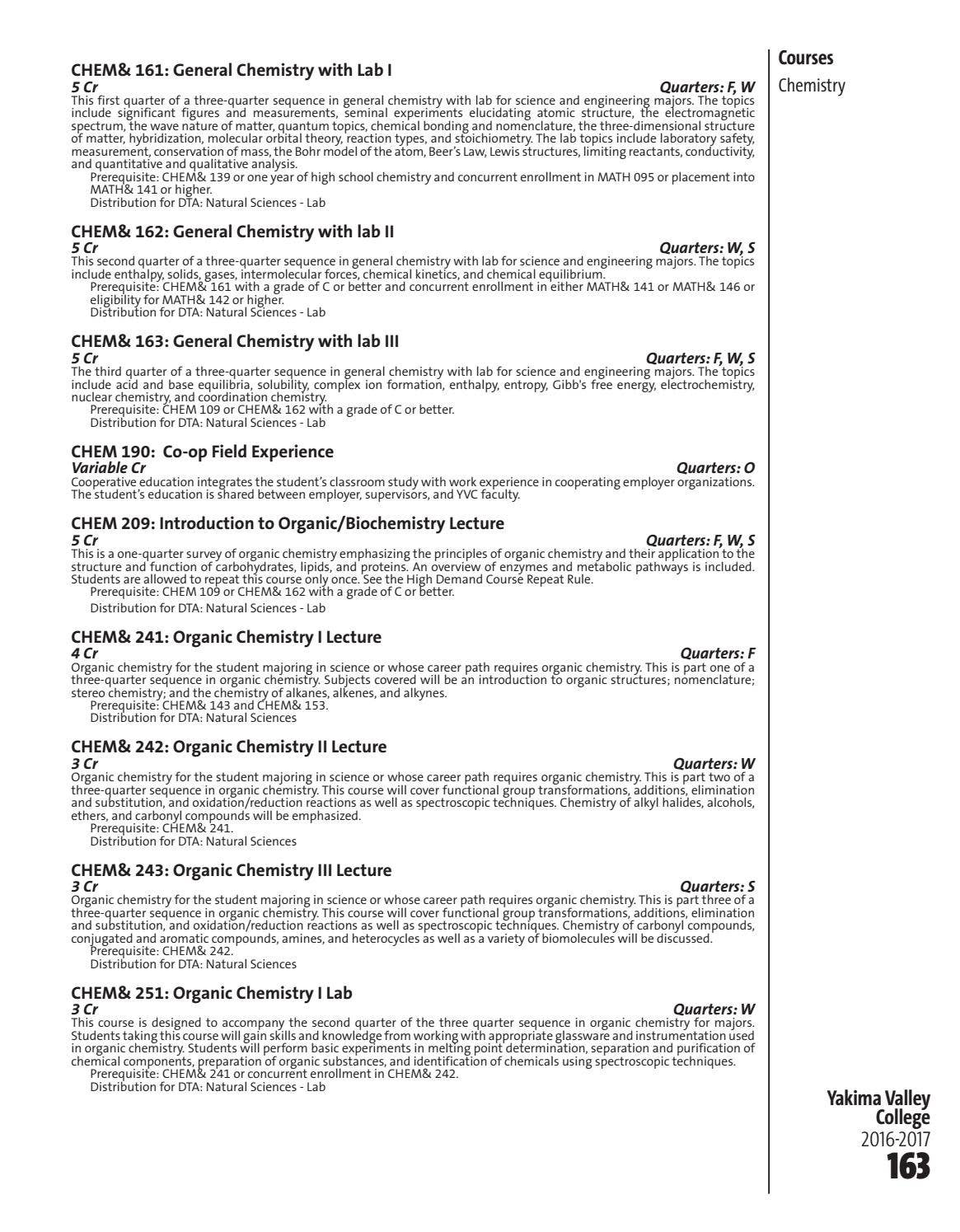 20162017 YVC Course Catalog by Yakima Valley College Issuu