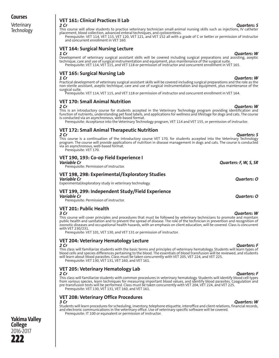 20162017 YVC Course Catalog by Yakima Valley College Issuu