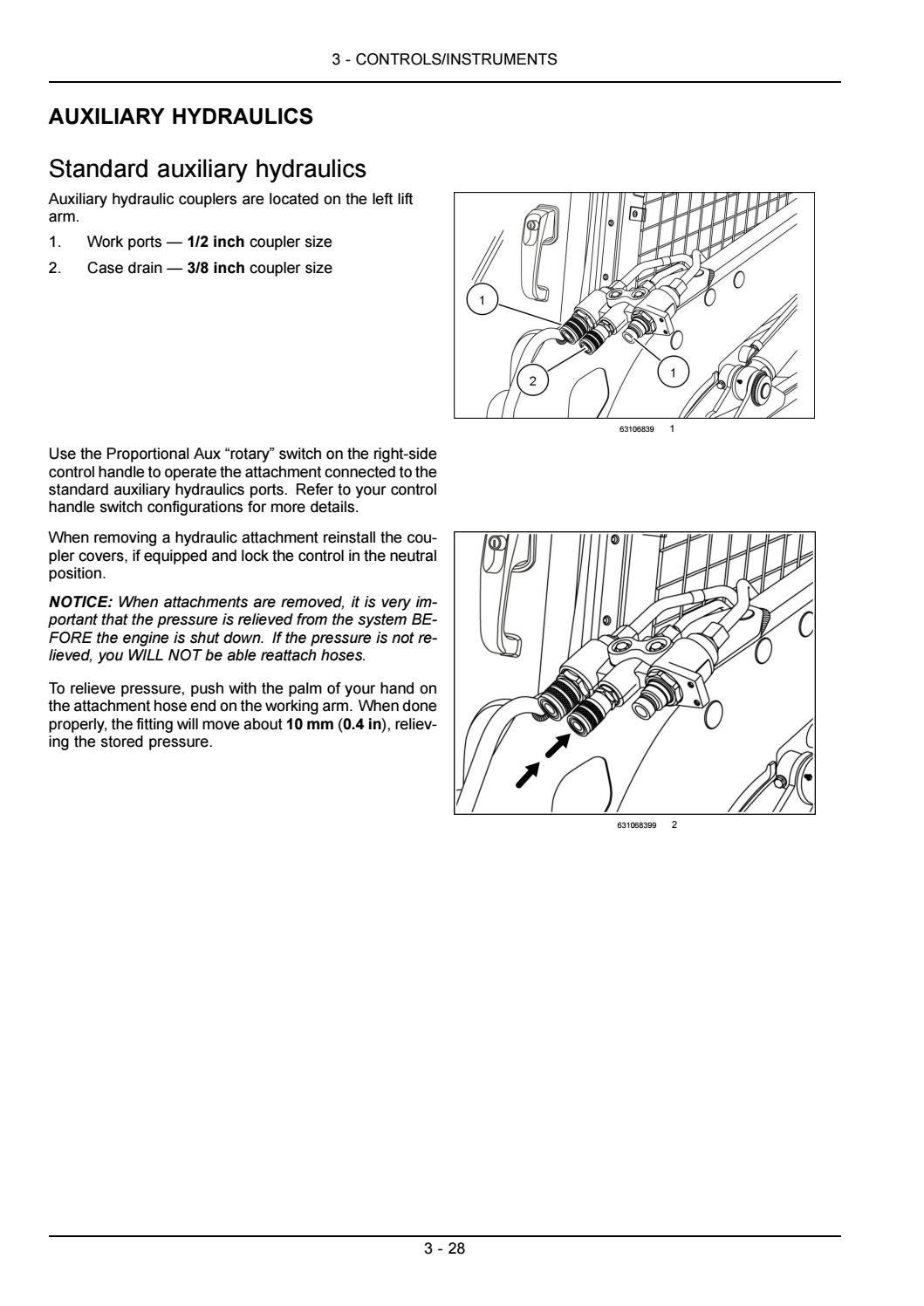 Operators manual : Alpha Series Skid Steer Loader and Compact Track Loader  by Ahmadfikry Work - issuu