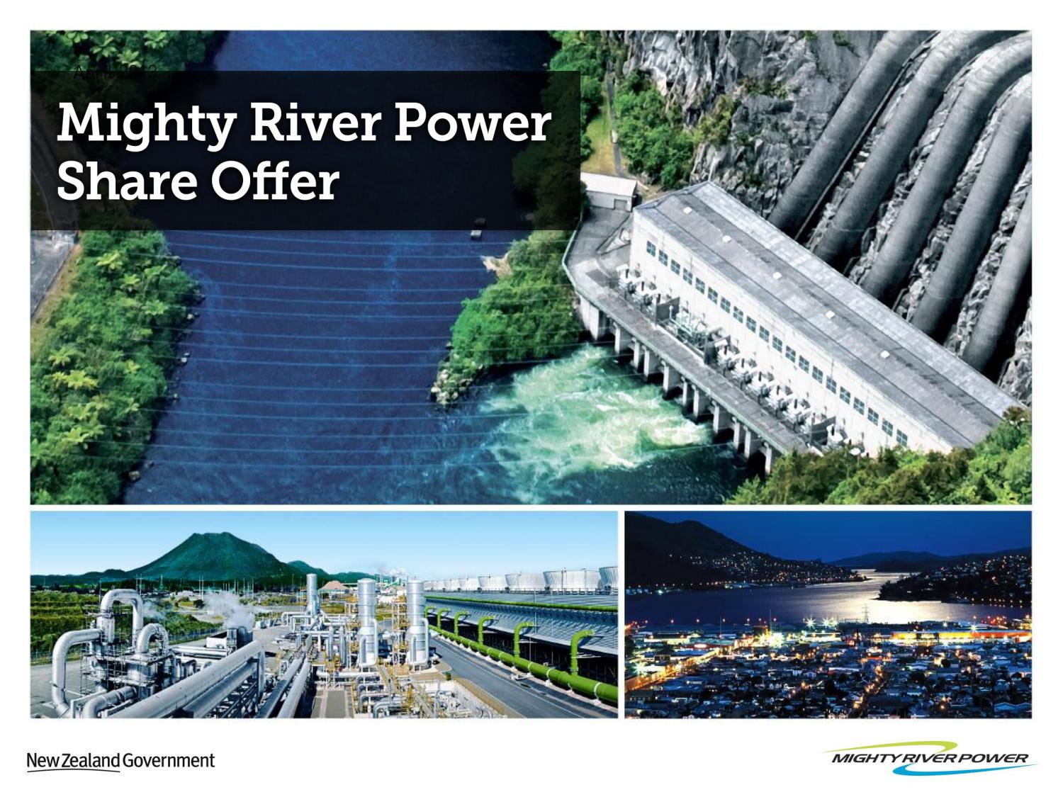Ipo price of mighty river power shares