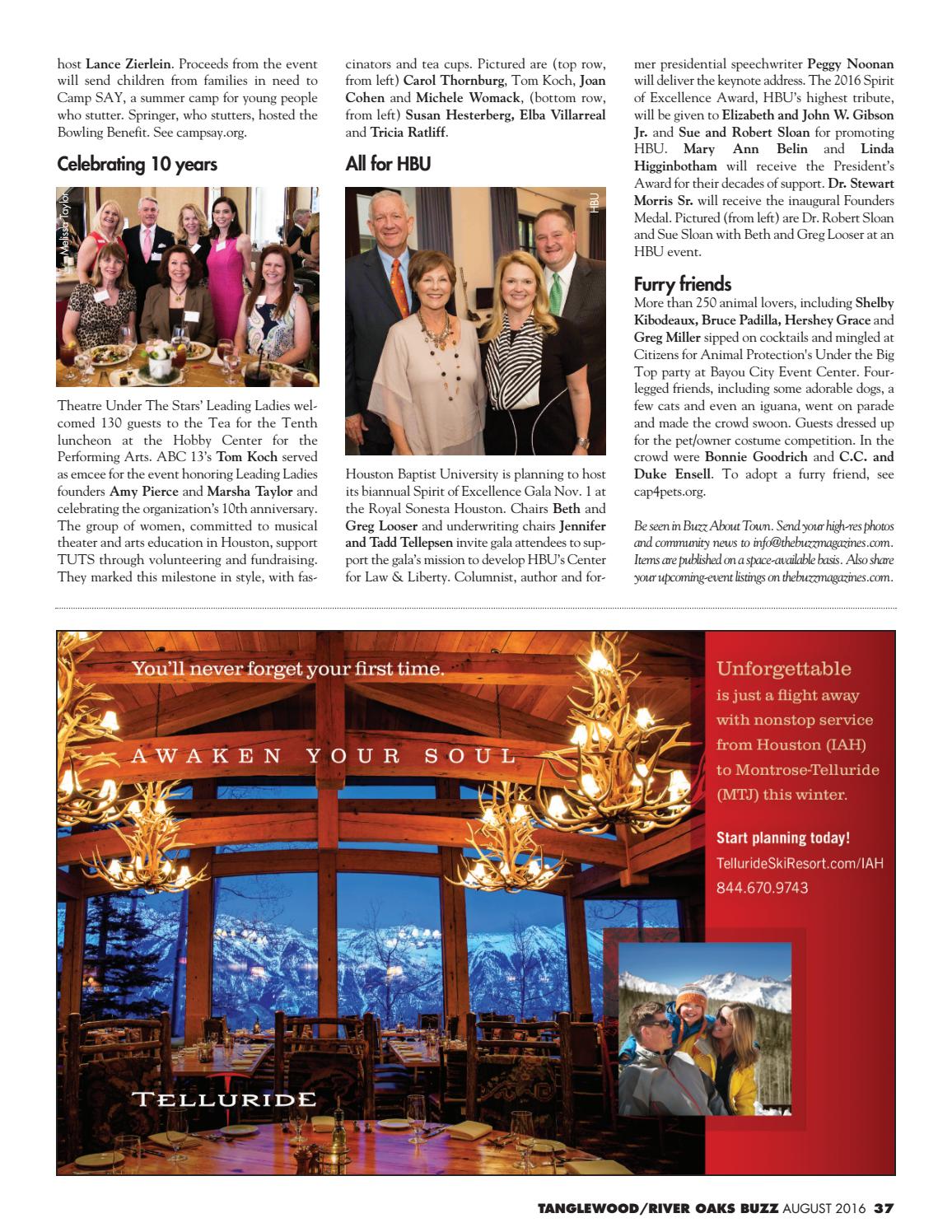 The Tanglewood River Oaks Buzz August 2016 By The Buzz