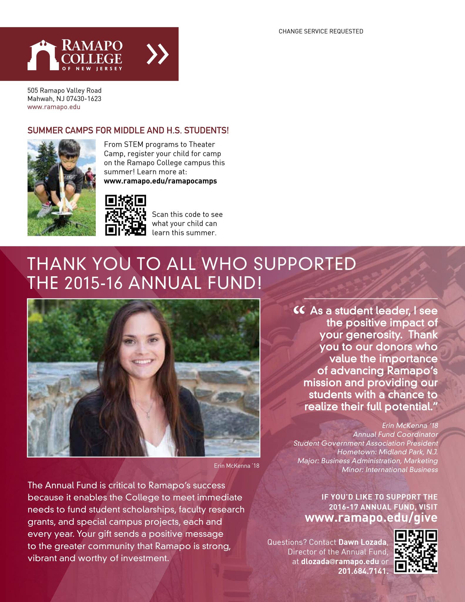 Ramapo Magazine Summer 2016 by Ramapo College Issuu