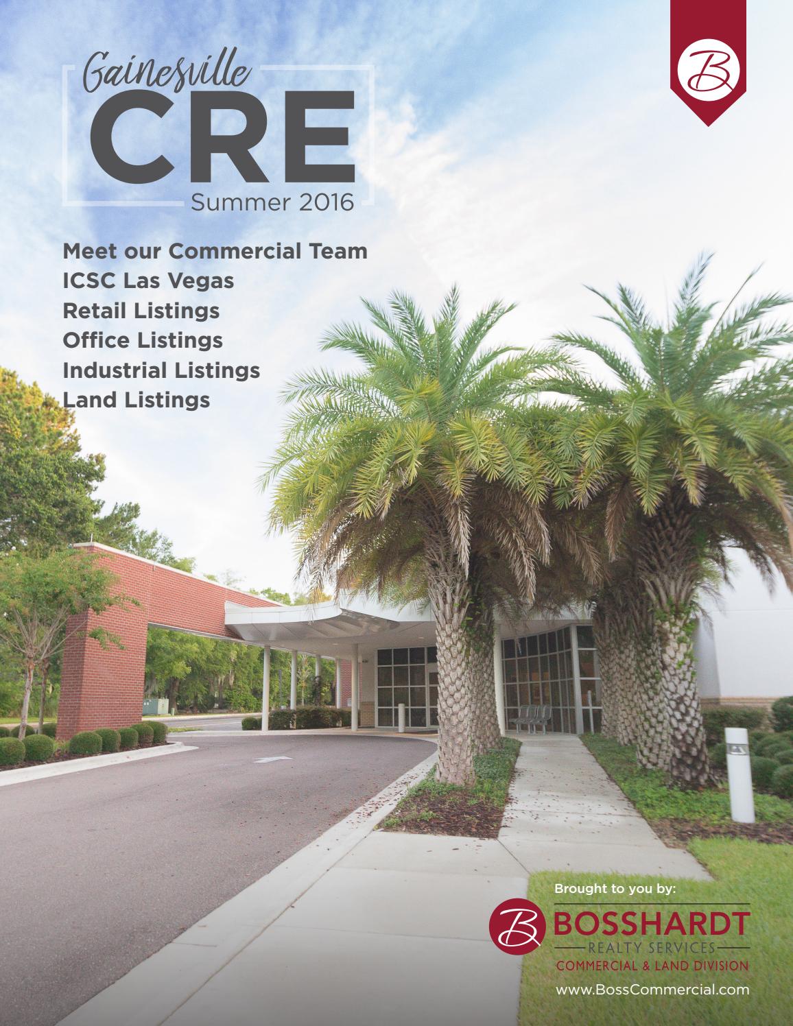 Gainesville Commercial Real Estate Vol.1 by Bosshardt Realty Services