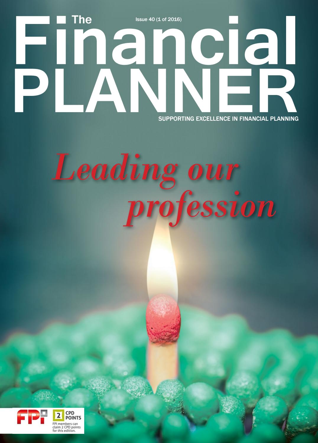 The Financial Planner Magazine by Sibongile Mdluli Issuu