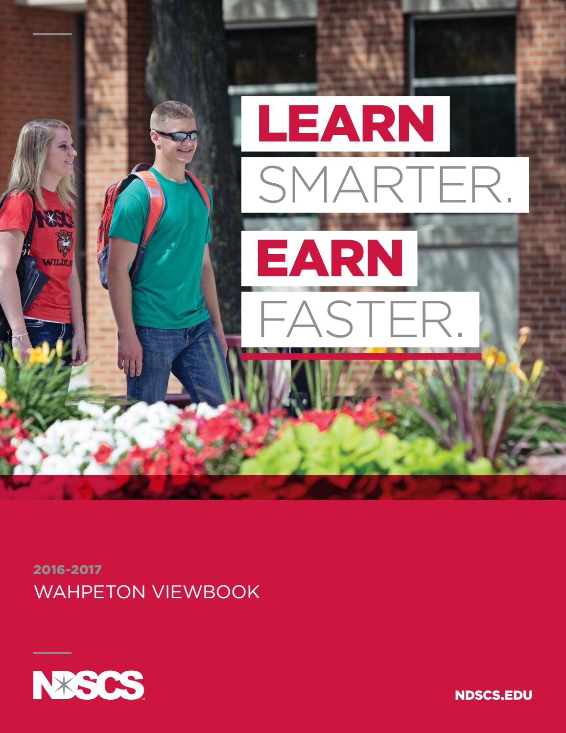 20162017 NDSCS Wahpeton Viewbook by North Dakota State College of