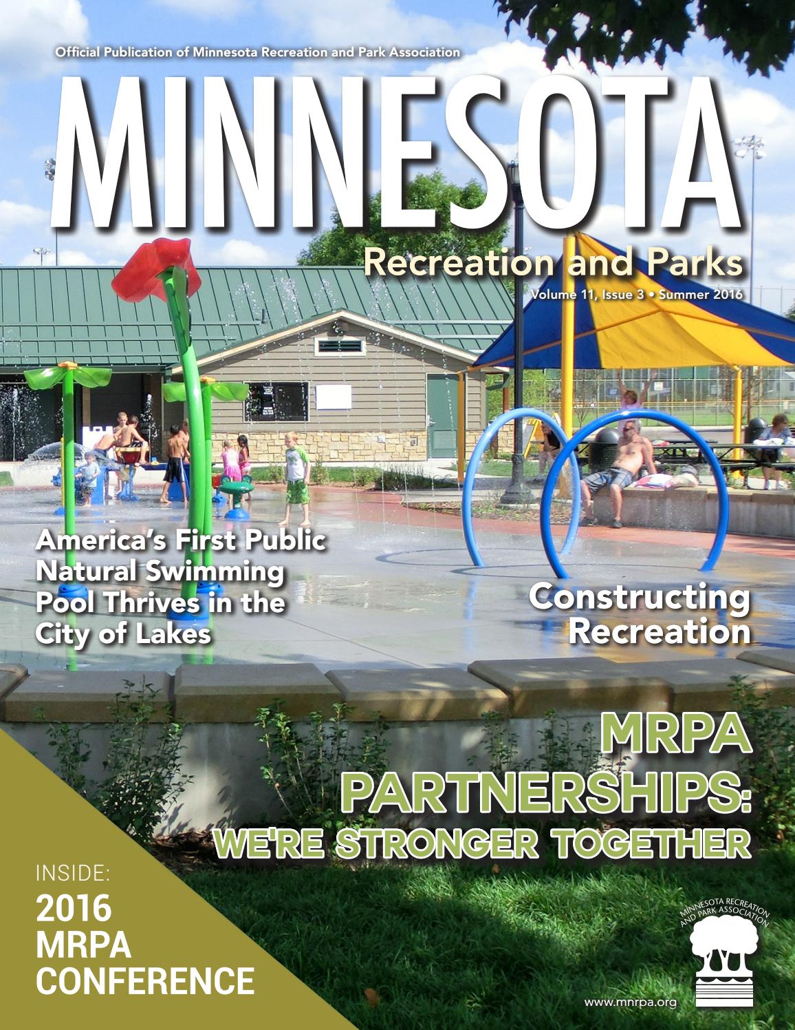 Minnesota Recreation and Parks Magazine Summer 2016 by Pernsteiner ...