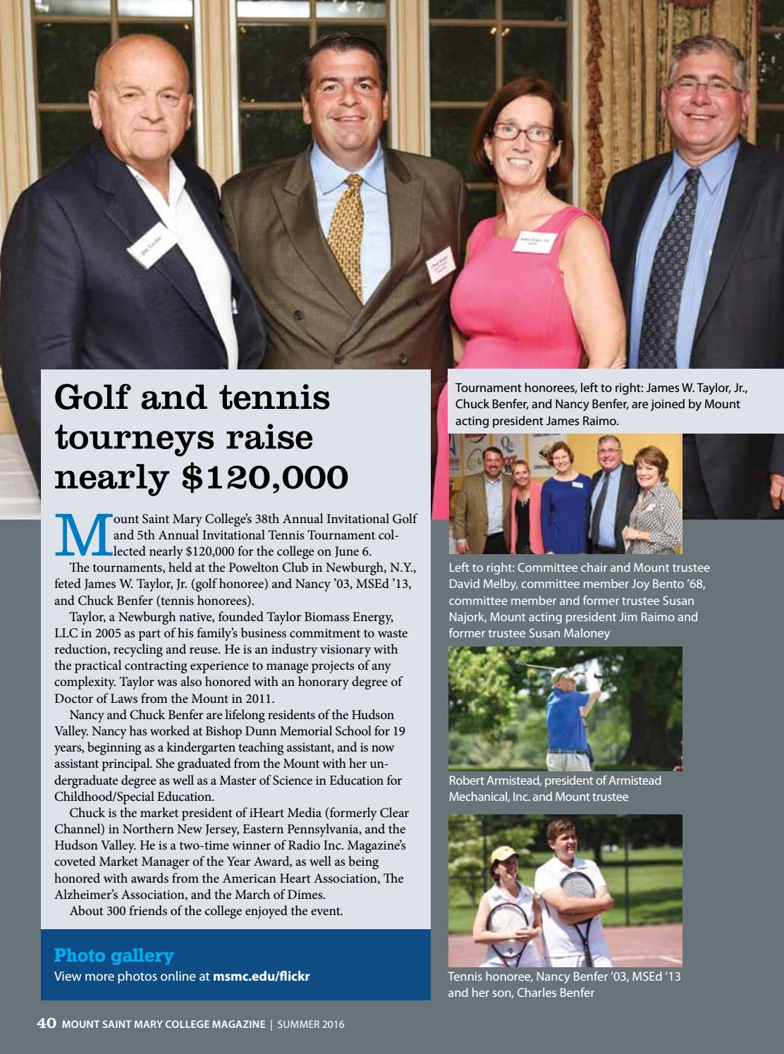 Mount Saint Mary College Magazine Summer 2016 By Mount Saint Mary 