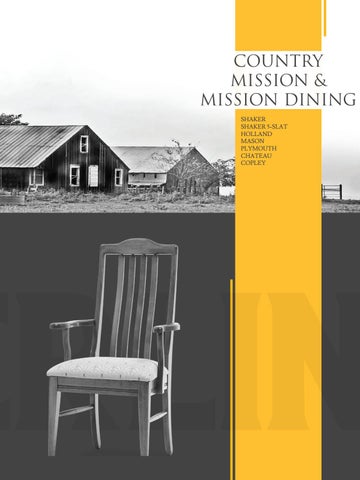 E & G Amish Furniture 2016 Berlin 椅 目录 / Dining Chairs / 第 11 页
