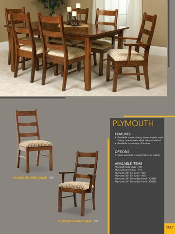 E & G Amish Furniture 2016 Berlin 椅 目录 / Dining Chairs / 第 17 页