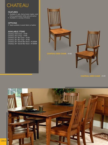 E & G Amish Furniture 2016 Berlin 椅 目录 / Dining Chairs / 第 18 页