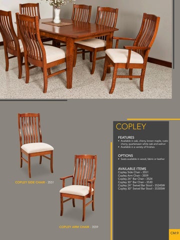 E & G Amish Furniture 2016 Berlin 椅 目录 / Dining Chairs / 第 19 页