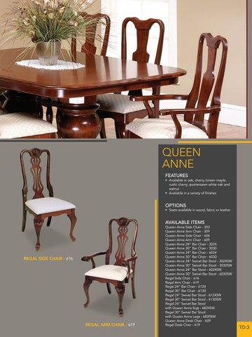 E & G Amish Furniture 2016 Berlin 椅 目录 / Dining Chairs / 第 23 页