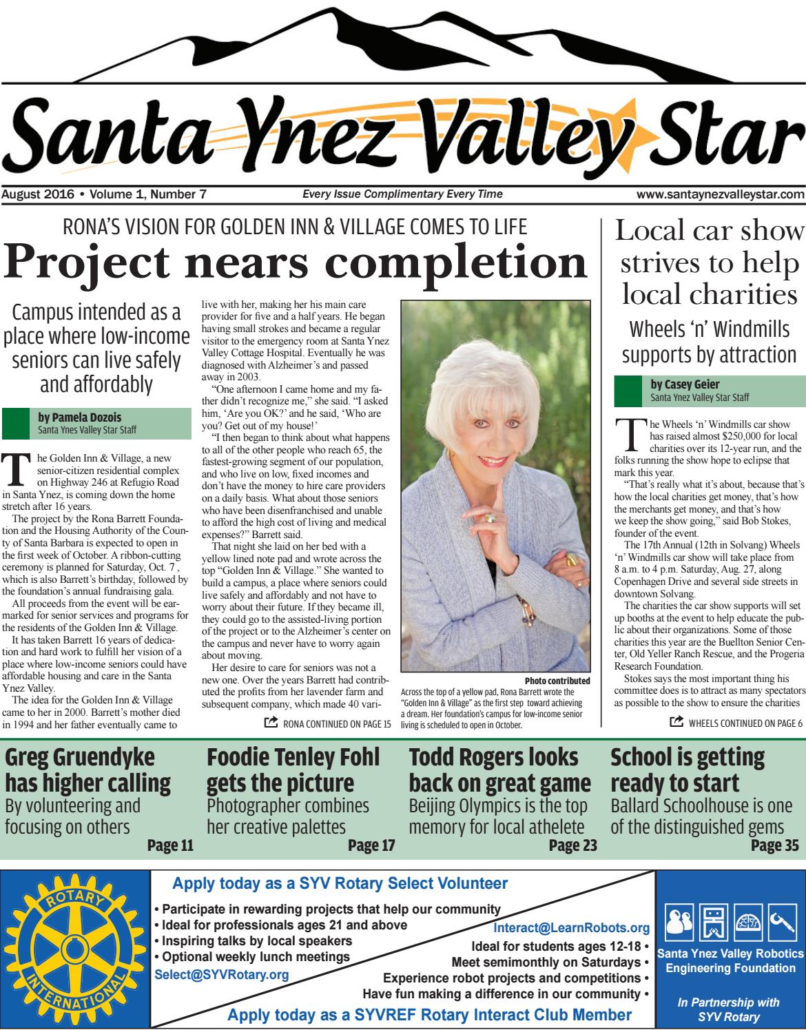 Santa Ynez Valley Star August 2016 By Santa Ynez Valley Star Issuu